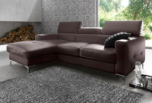 COTTA Polstergarnitur »Sammy L-Form«, (Set), Set bestehend aus: Ecksofa mit günstig online kaufen