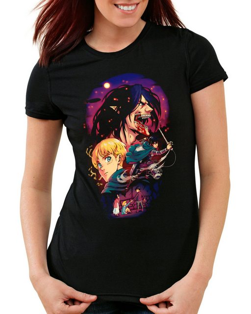 style3 T-Shirt Colossal Strength attack on titan anime japan manga aot cosp günstig online kaufen