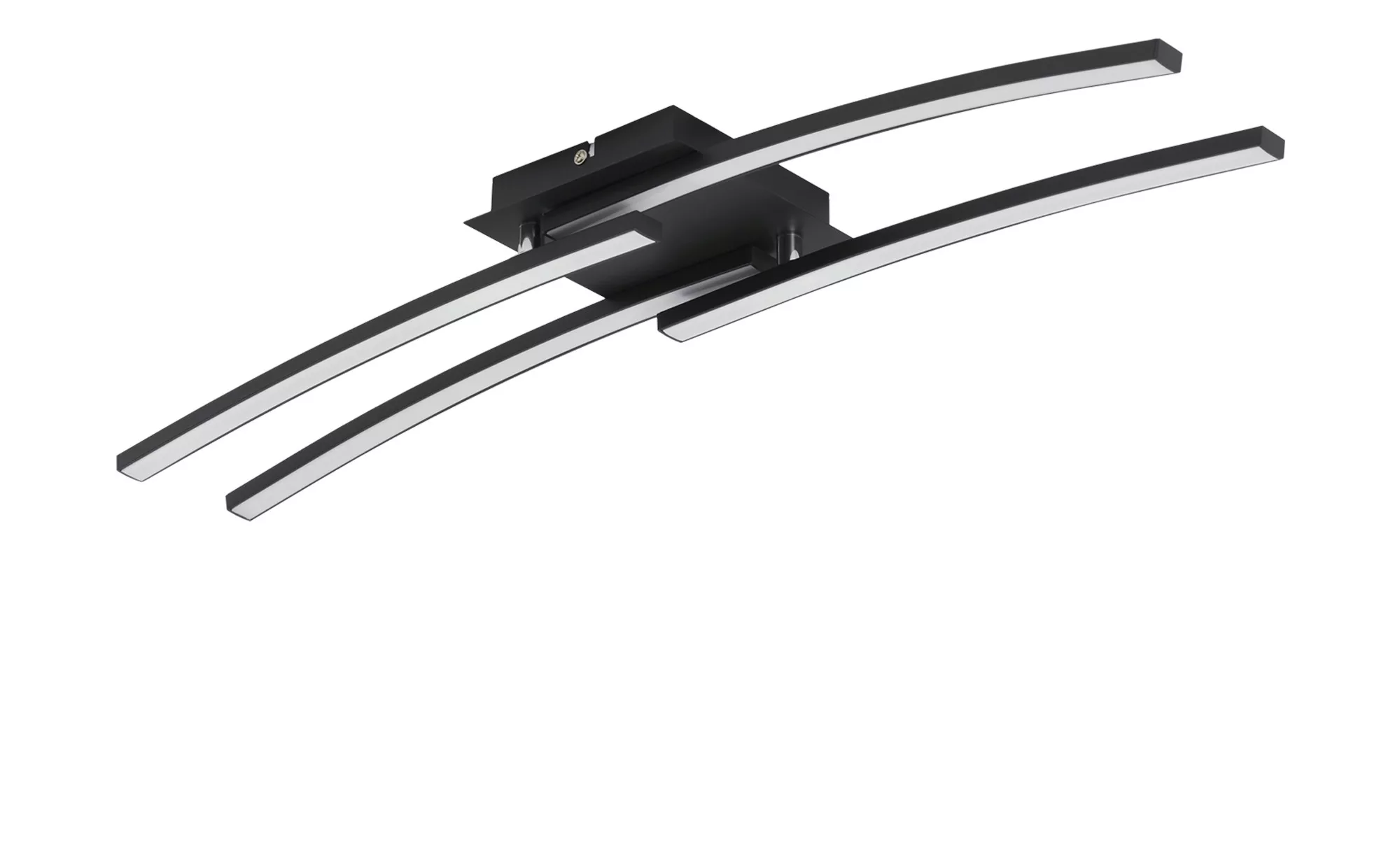 KHG LED Deckenleuchte, 4-flammig - schwarz - 60 cm - 11 cm - 49 cm - Sconto günstig online kaufen