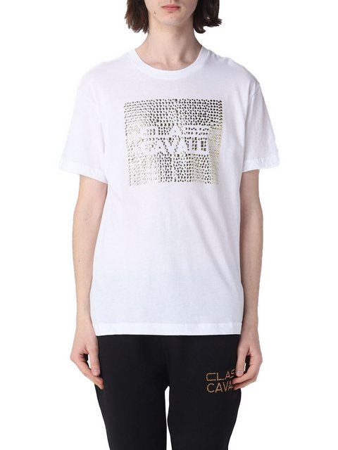 Cavalli Class Sweatshirt Cavalli Class Tshirt weiß Herren günstig online kaufen