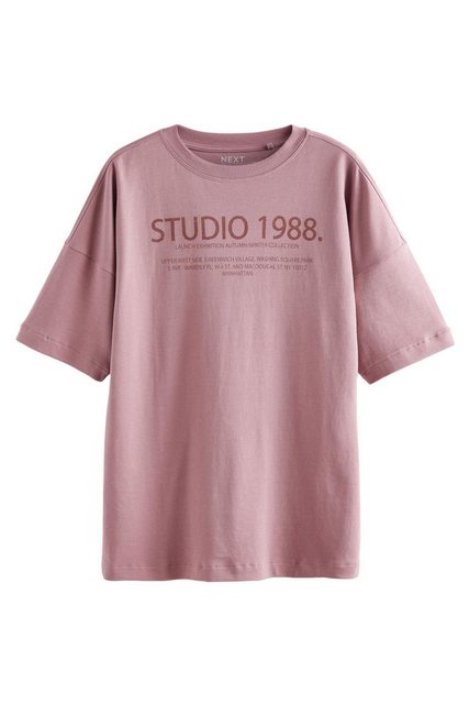 Next Oversize-Shirt Langes Oversized Fit T-Shirt (1-tlg) günstig online kaufen