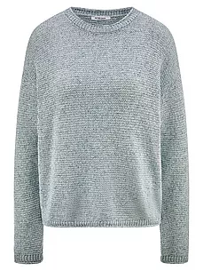 Rundhals-Pullover Peter Hahn blau günstig online kaufen
