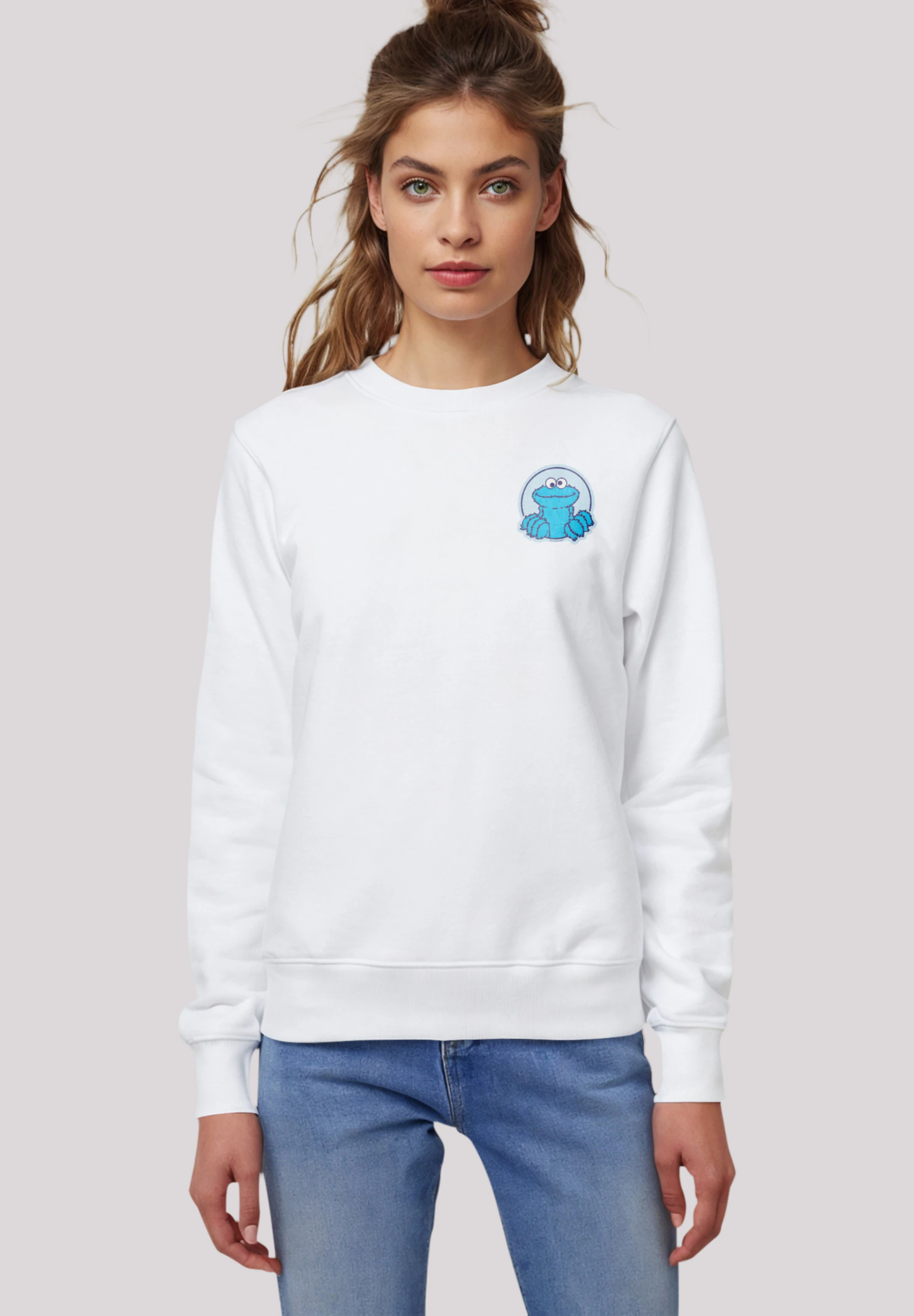 F4NT4STIC Sweatshirt "Sesamstraße Cookie Lookin", Premium Qualität,Nostalgi günstig online kaufen