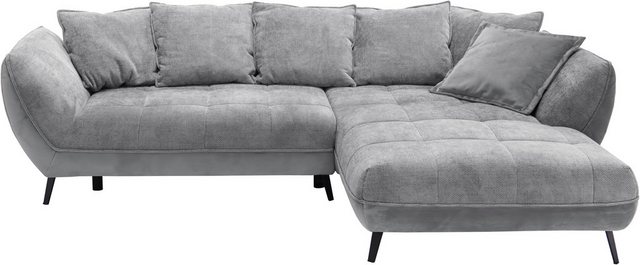 exxpo - sofa fashion Ecksofa "Midway mit einfacher Easy-Lift-Bettfunktion, günstig online kaufen