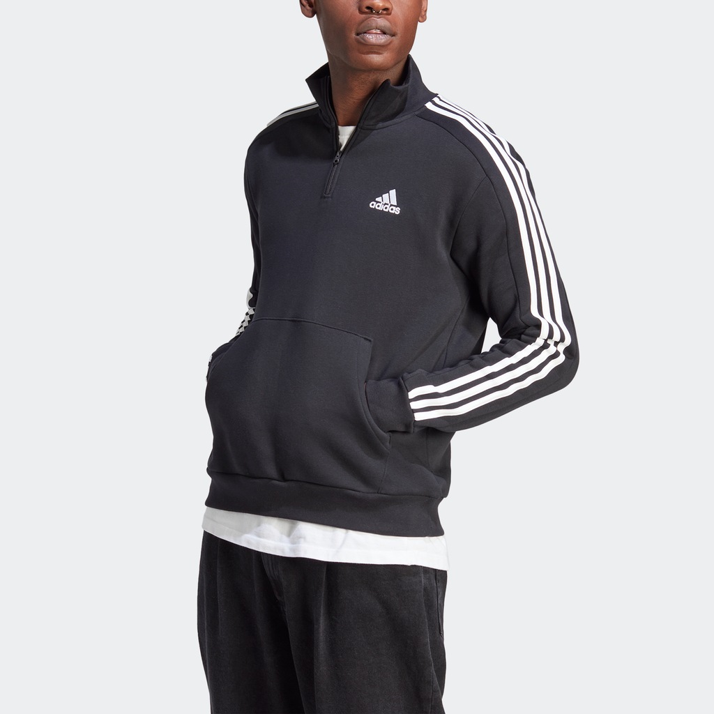 adidas Sportswear Rollkragenpullover "ESSENTIALS 3STREIFEN 1/4ZIP", (1 tlg. günstig online kaufen