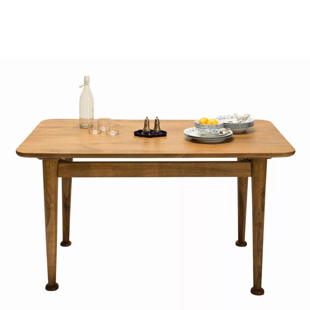 Esszimmer Tisch aus Mangobaum Massivholz lackiert günstig online kaufen