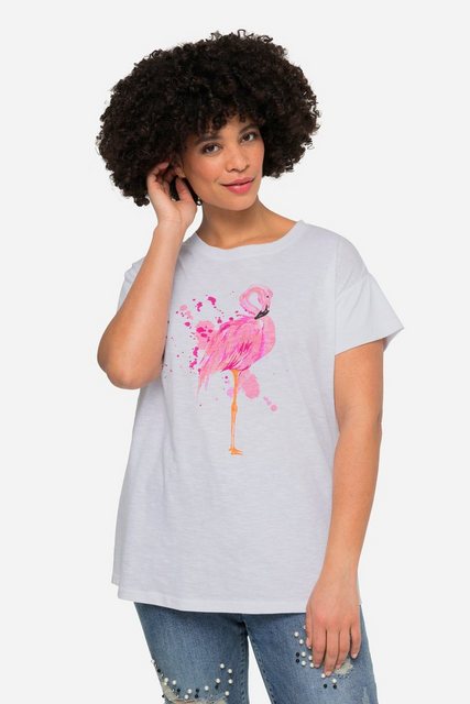 Angel of Style T-Shirt T-Shirt Flamingo Rundhals Halbarm günstig online kaufen