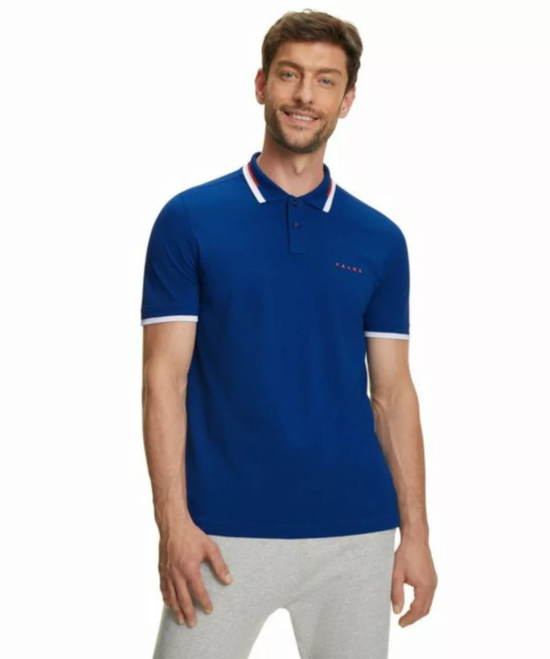 FALKE Poloshirt aus hochwertiger Pima-Baumwolle günstig online kaufen