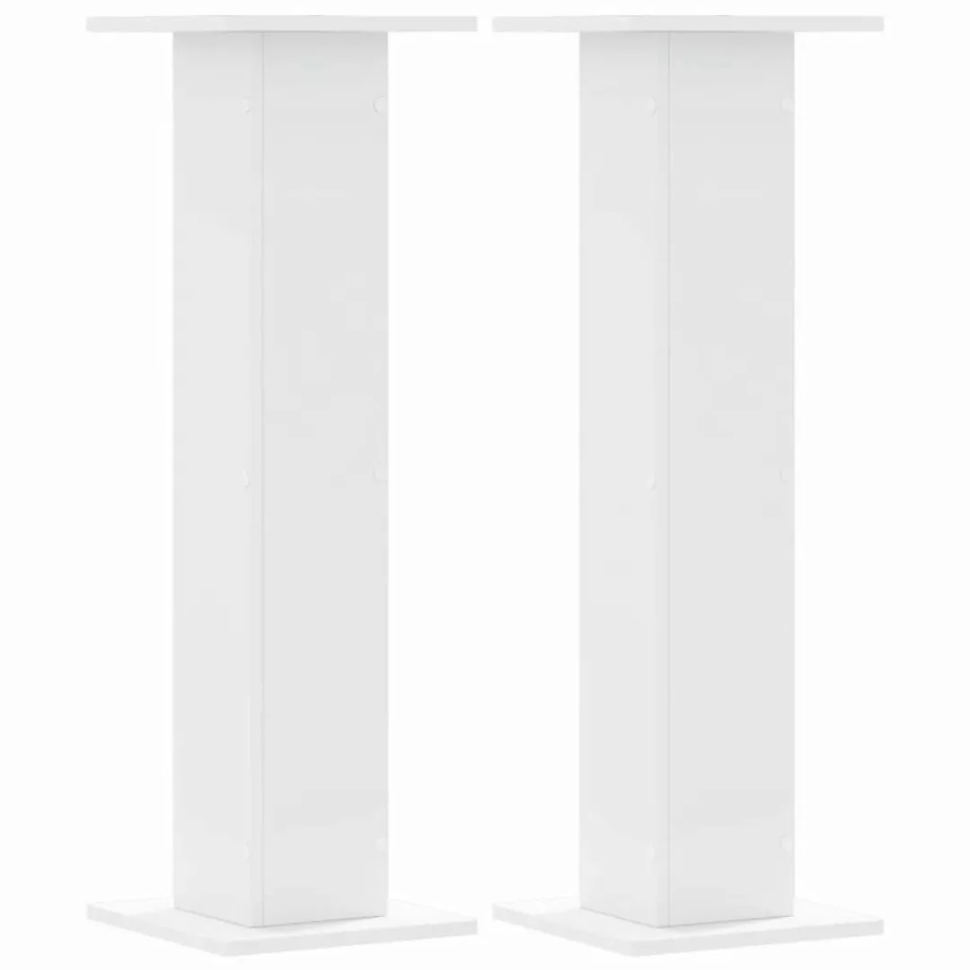 vidaXL Blumenständer Pflanzenständer 2 Stk. Weiß günstig online kaufen