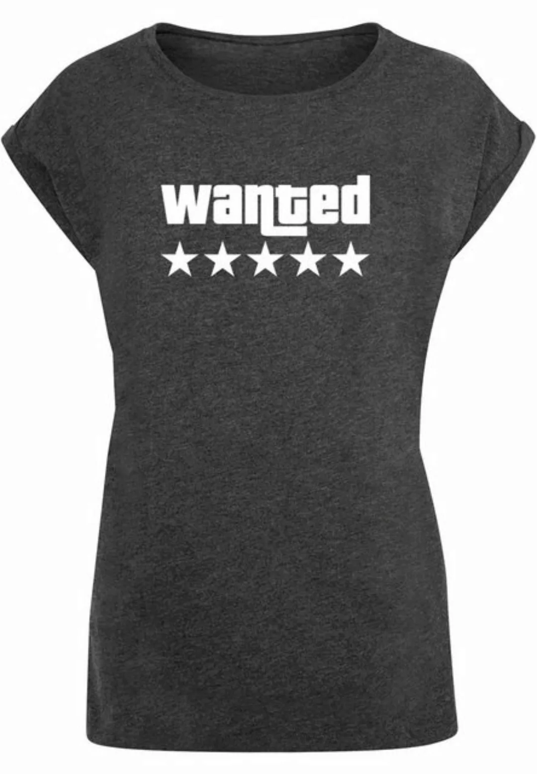 Merchcode T-Shirt Merchcode Damen Laides Wanted Extended Shoulder Tee (1-tl günstig online kaufen