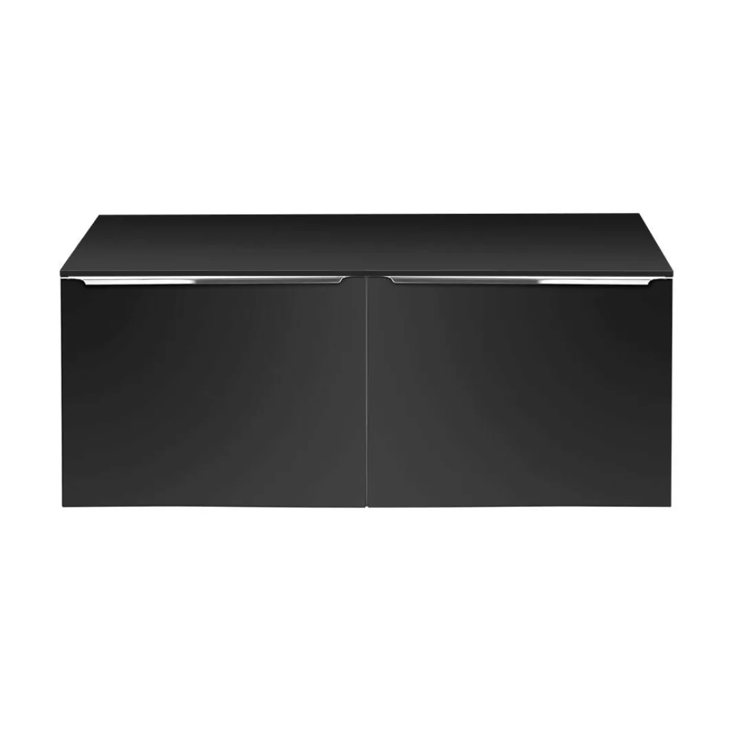 Doppelwaschtisch-Unterschrank 120cm, schwarz matt, PUEBLA-56-BLACK günstig online kaufen