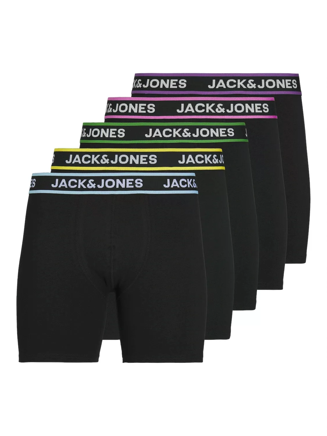 Jack & Jones Boxershorts "JACLIME SOLID BOXER BRIEFS 5 PACK" günstig online kaufen