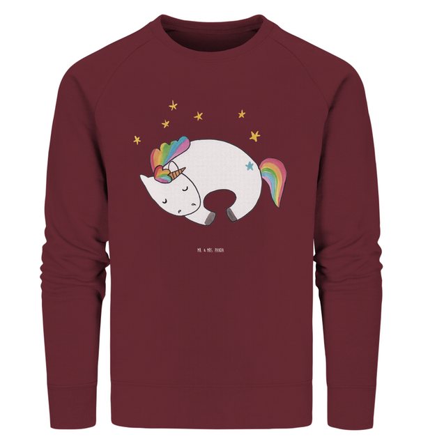 Mr. & Mrs. Panda Longpullover Größe XXL Einhorn Nacht - Burgundy - Geschenk günstig online kaufen