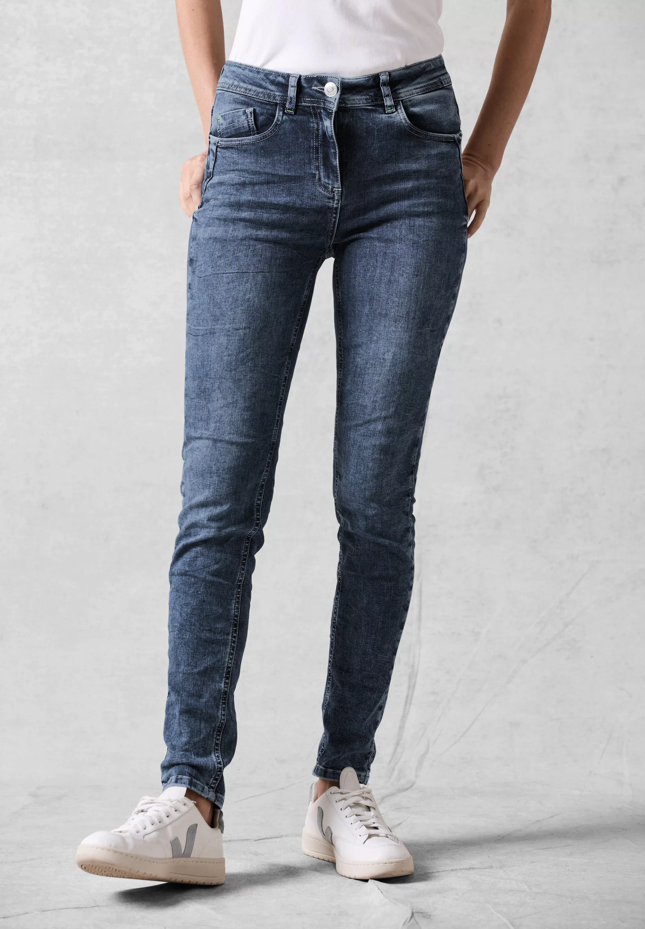 Cecil Slim-fit-Jeans, High Waist günstig online kaufen