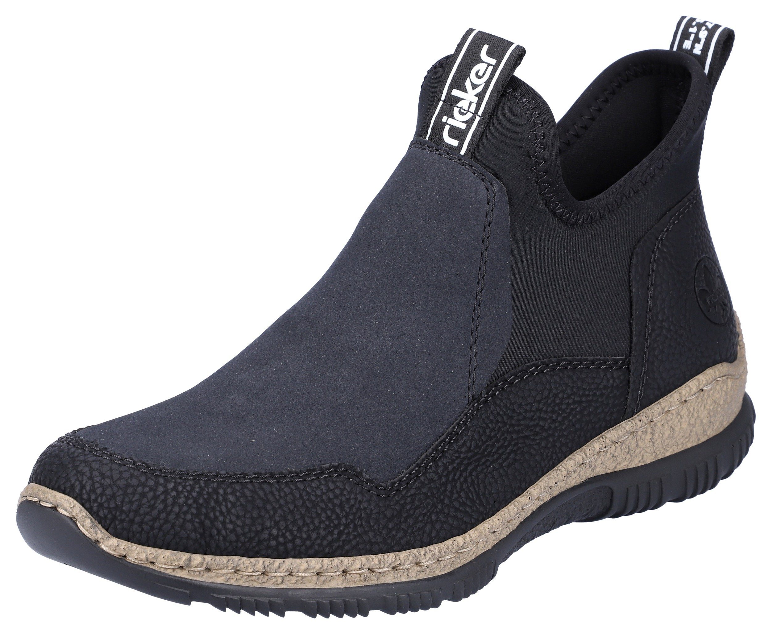 Rieker Schlupfboots mit Logoschriftzug günstig online kaufen