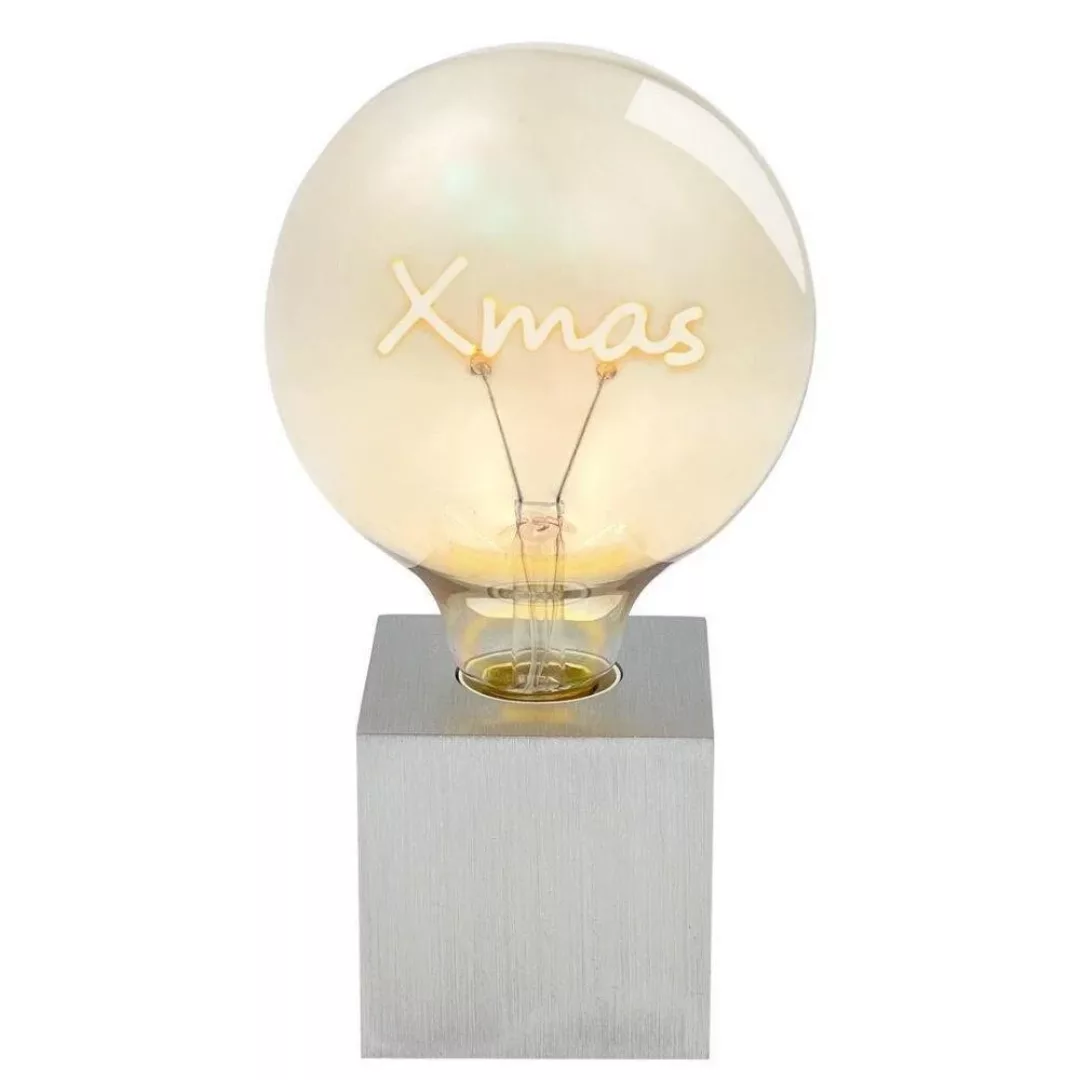 LED Tischleuchte Xmas in Silber 1,5W 70lm günstig online kaufen