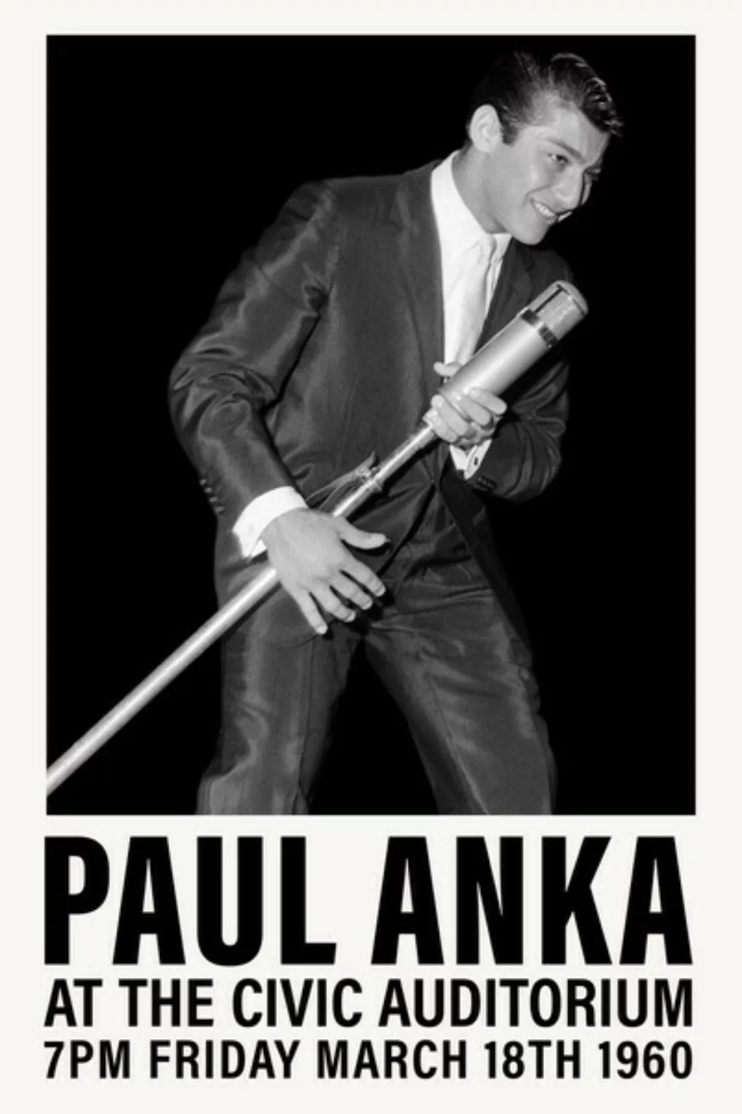 Poster / Leinwandbild - Paul Anka günstig online kaufen