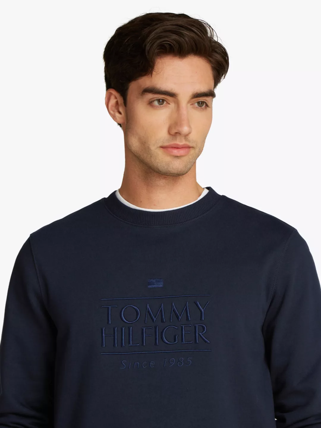 Tommy Hilfiger Sweatshirt "HILFIGER EMBRO LOGO SWEATSHIRT" günstig online kaufen