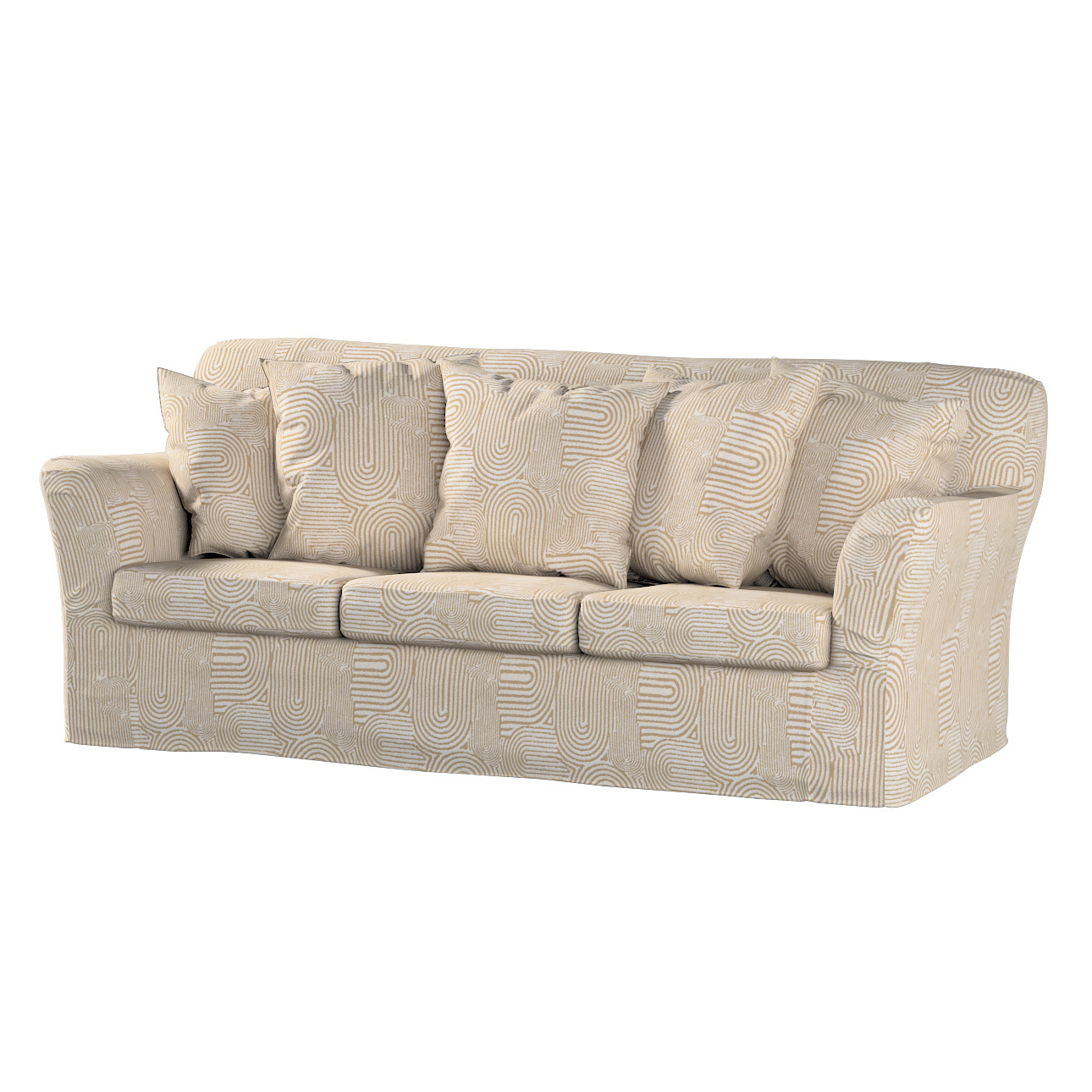 Bezug für Tomelilla 3-Sitzer Sofa nicht ausklappbar, beige-ecru, Sofahusse, günstig online kaufen