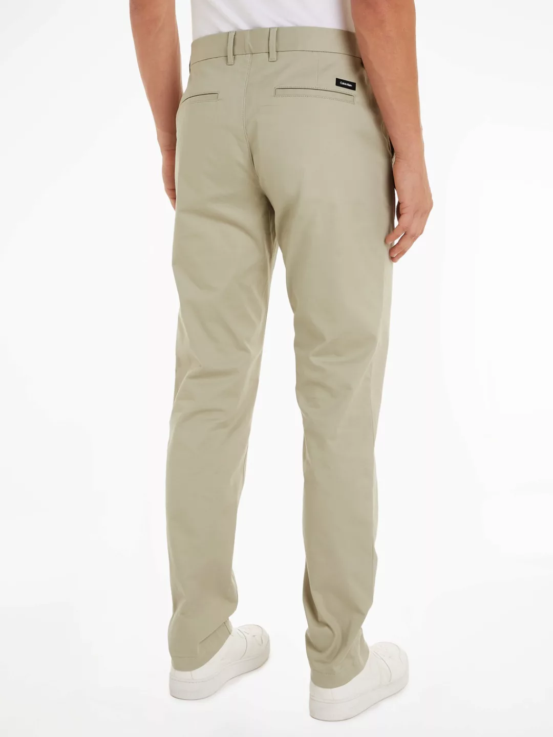 Calvin Klein Chinohose MODERN TWILL SLIM CHINO mit Logoprägung günstig online kaufen