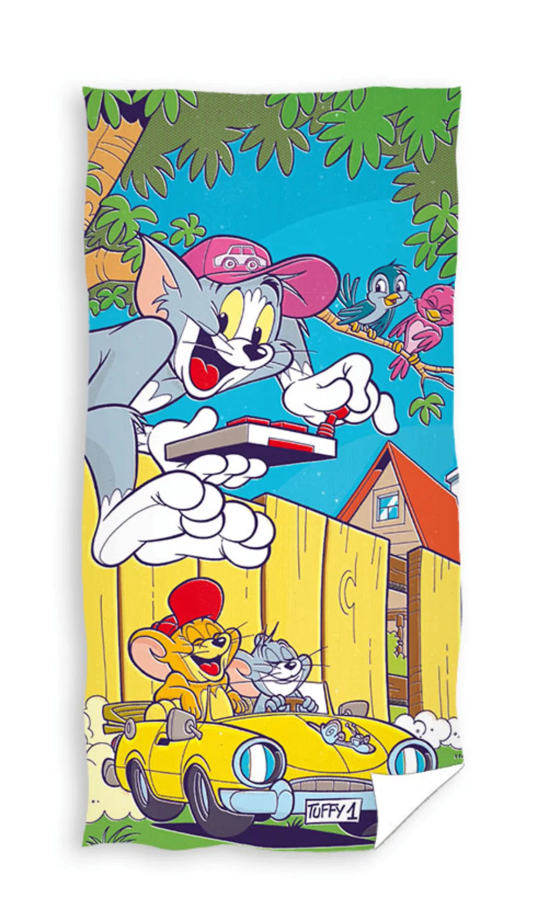 Tom Und Jerry - Badehandtuch 70x140cm günstig online kaufen