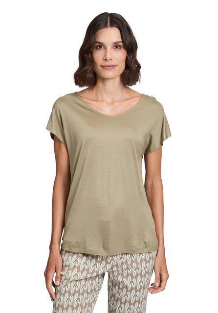 Betty Barclay Kurzarmshirt Betty Barclay Basic Shirt mit V-Ausschnitt (1-tl günstig online kaufen