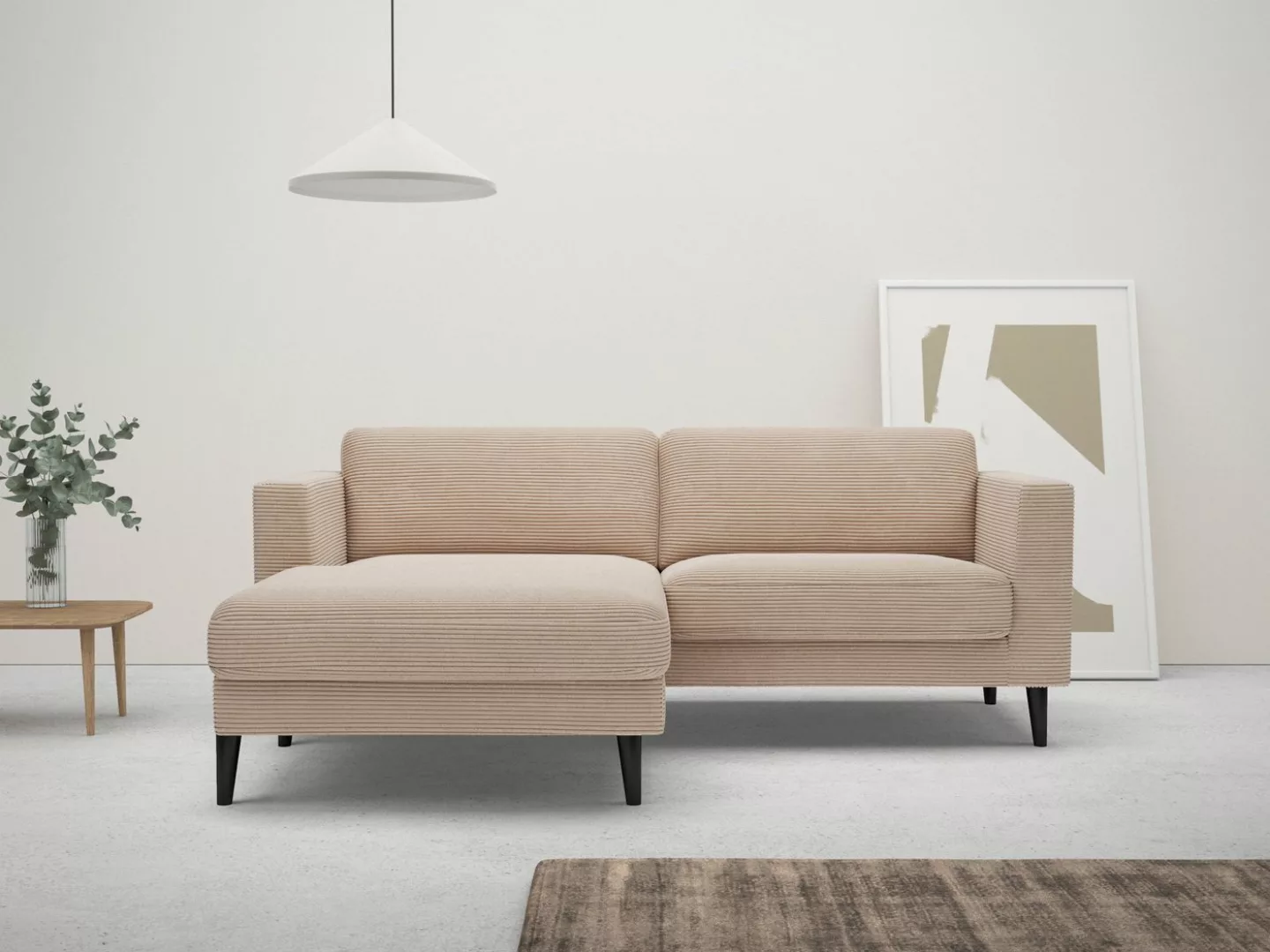 Home affaire Ecksofa "Amancey, L-Form, Cord oder weicher wasserabweisender günstig online kaufen