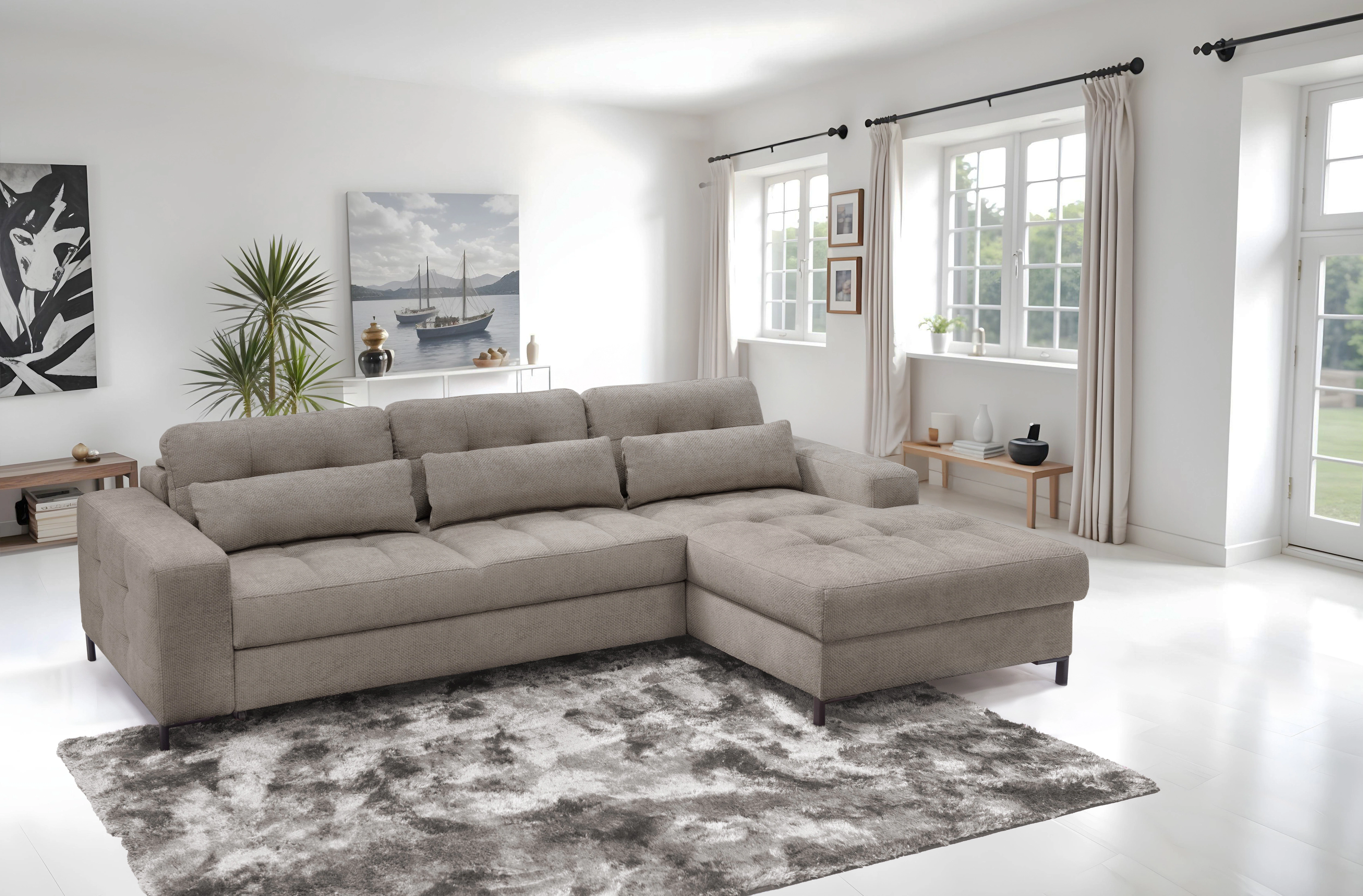 exxpo - sofa fashion Ecksofa "Bonito", (2 St.), Sitztiefenverstellung,Höhen günstig online kaufen