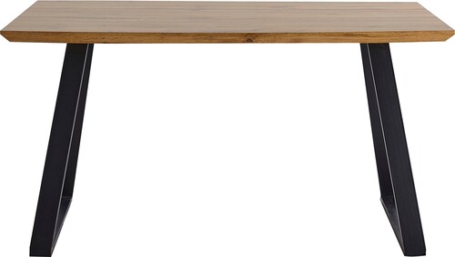Home affaire Esstisch "Aage", Eiche-Dekor, Breite 140 cm günstig online kaufen