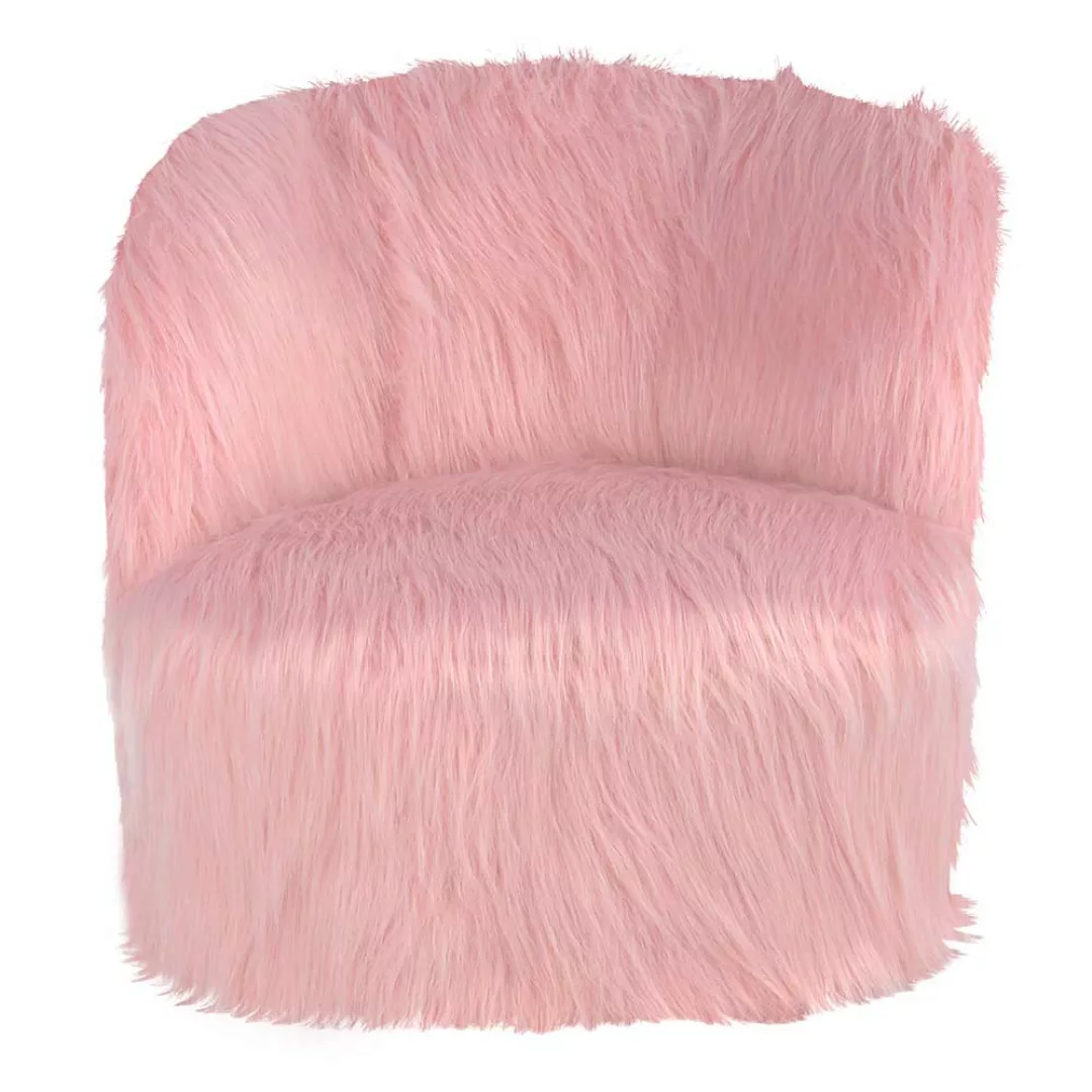 Kunstfell Sessel in Rosa 25 cm Sitzhöhe günstig online kaufen