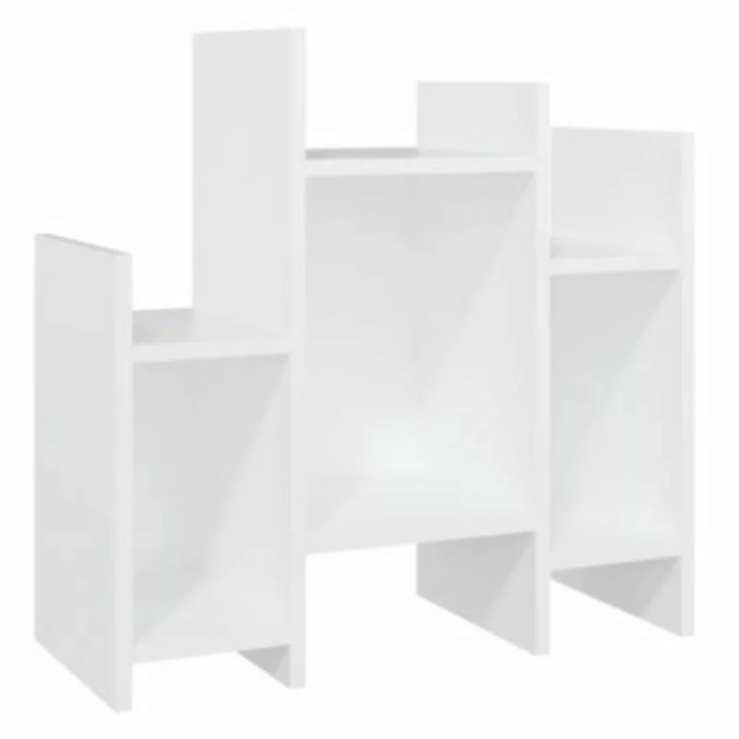 vidaXL Regalschrank Weiß 60x26x60 cm Holzwerkstoff Beistellschrank weiß günstig online kaufen