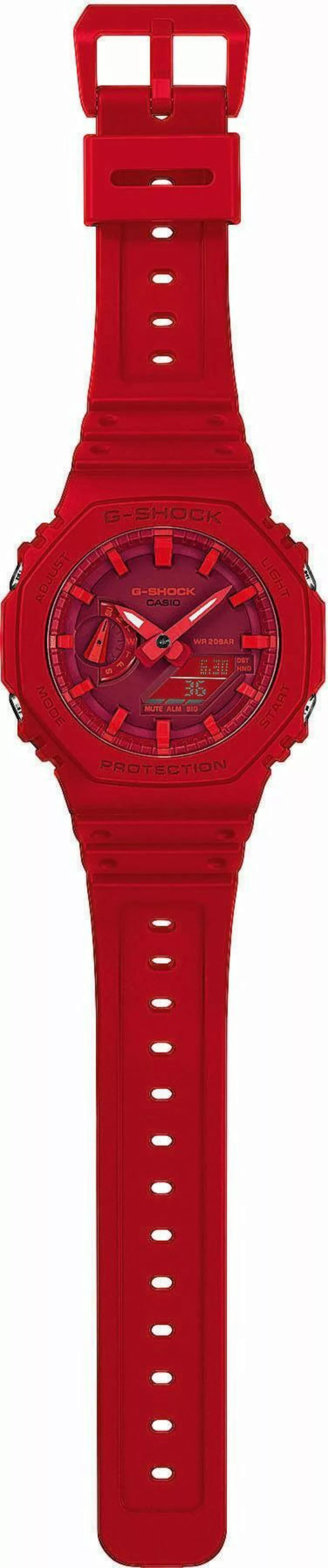 CASIO G-SHOCK Chronograph »GA-2100-4AER«, Quarzuhr, Armbanduhr, Damen, Herr günstig online kaufen