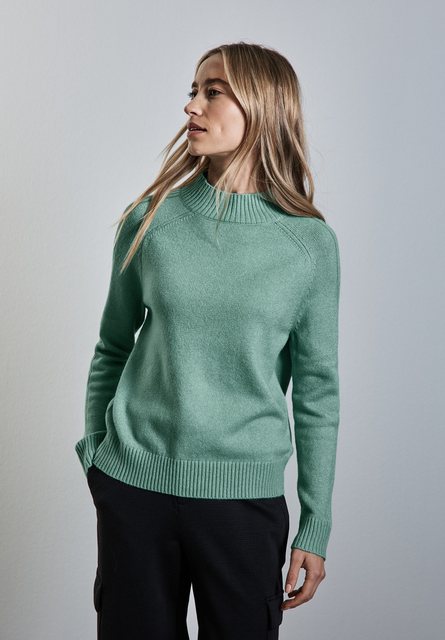 STREET ONE Strickpullover, im angenehmen Materialmix günstig online kaufen