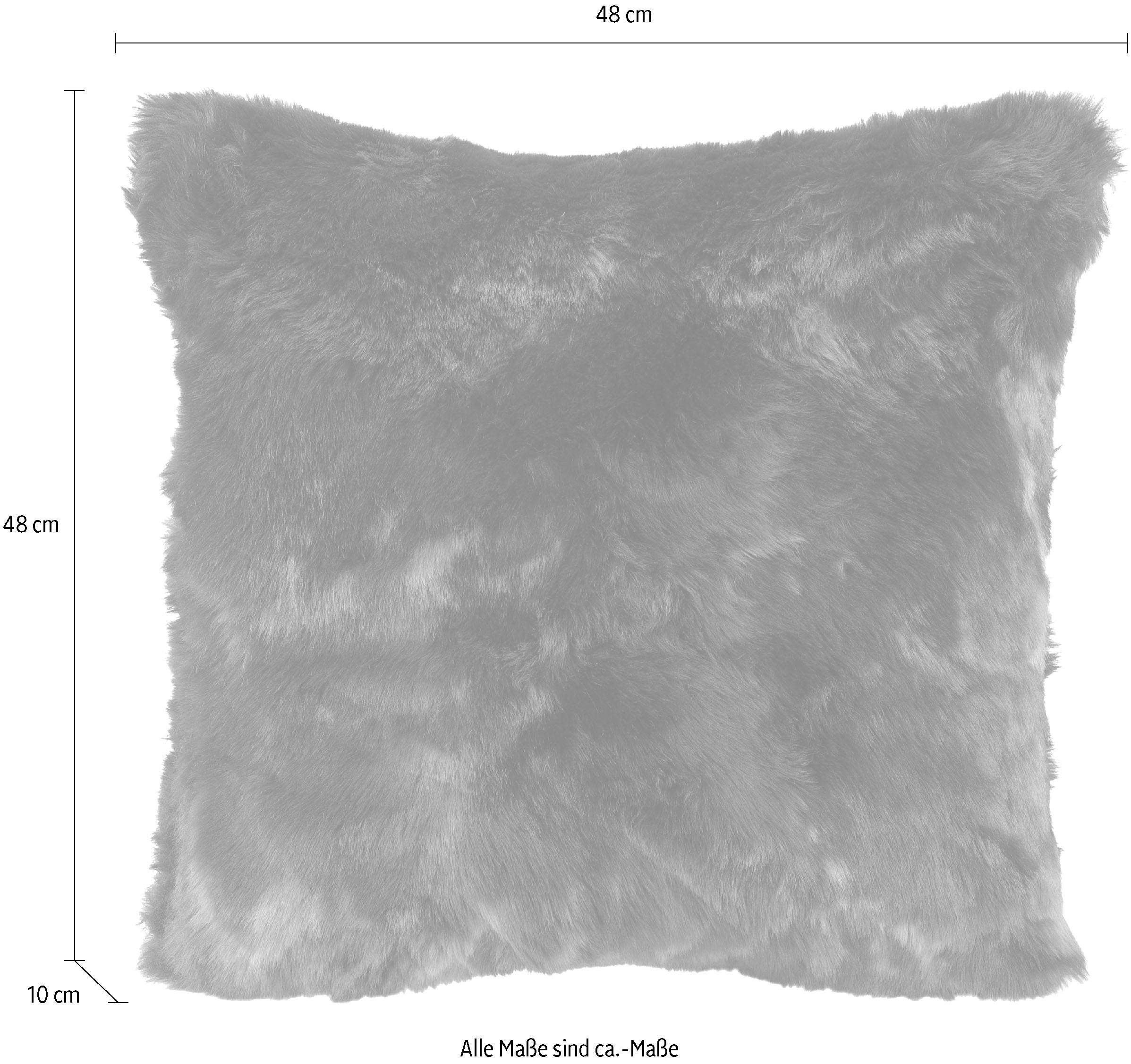 H.O.C.K. Dekokissen »Volpina Plush«, im romantischen Stil, Kissenhülle mit günstig online kaufen