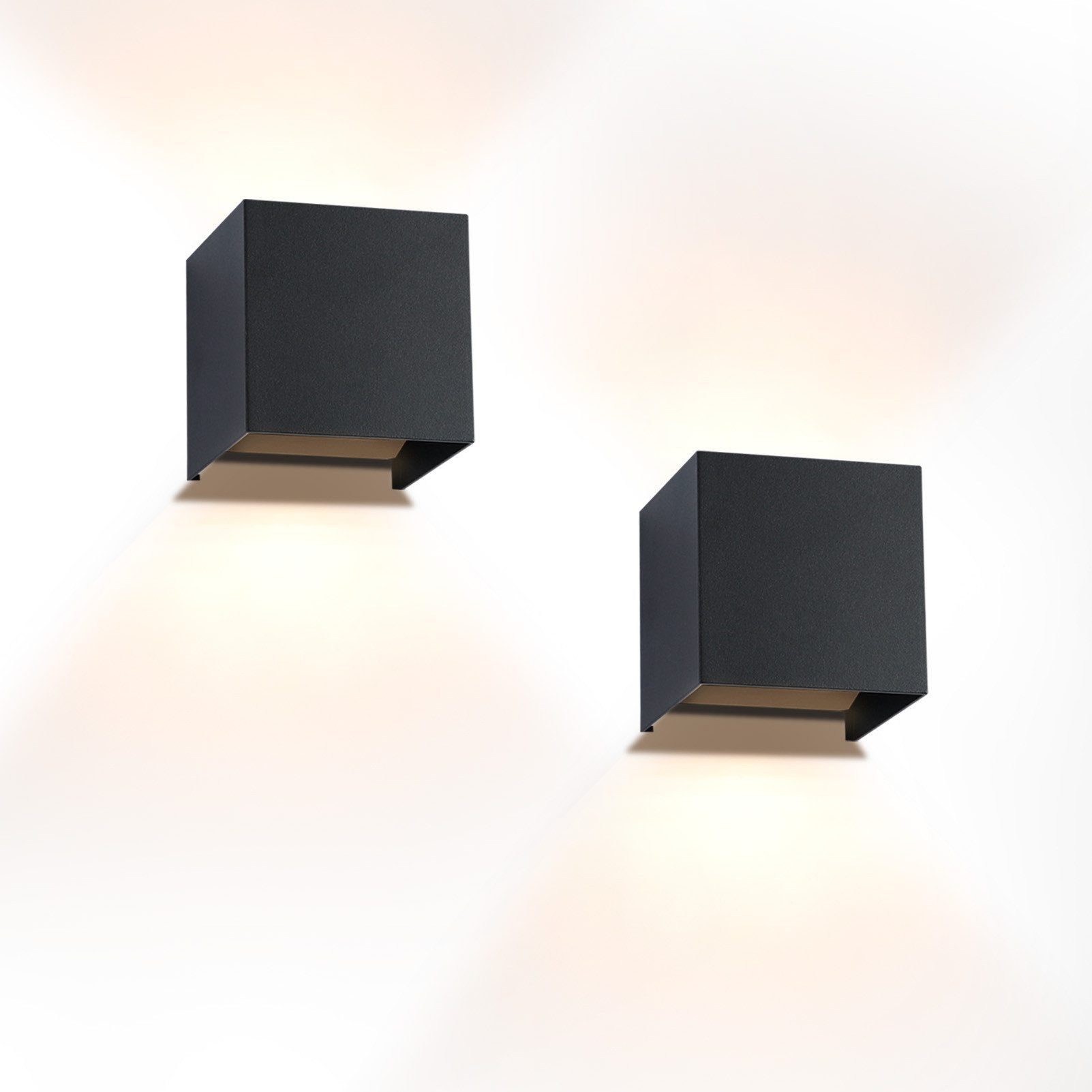 ZMH LED Wandleuchte Innen 2ER Außenwandleuchte günstig online kaufen