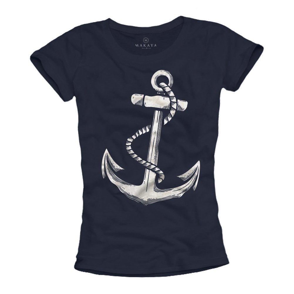 MAKAYA T-Shirt Damen Lustige Freche Frauen günstig online kaufen