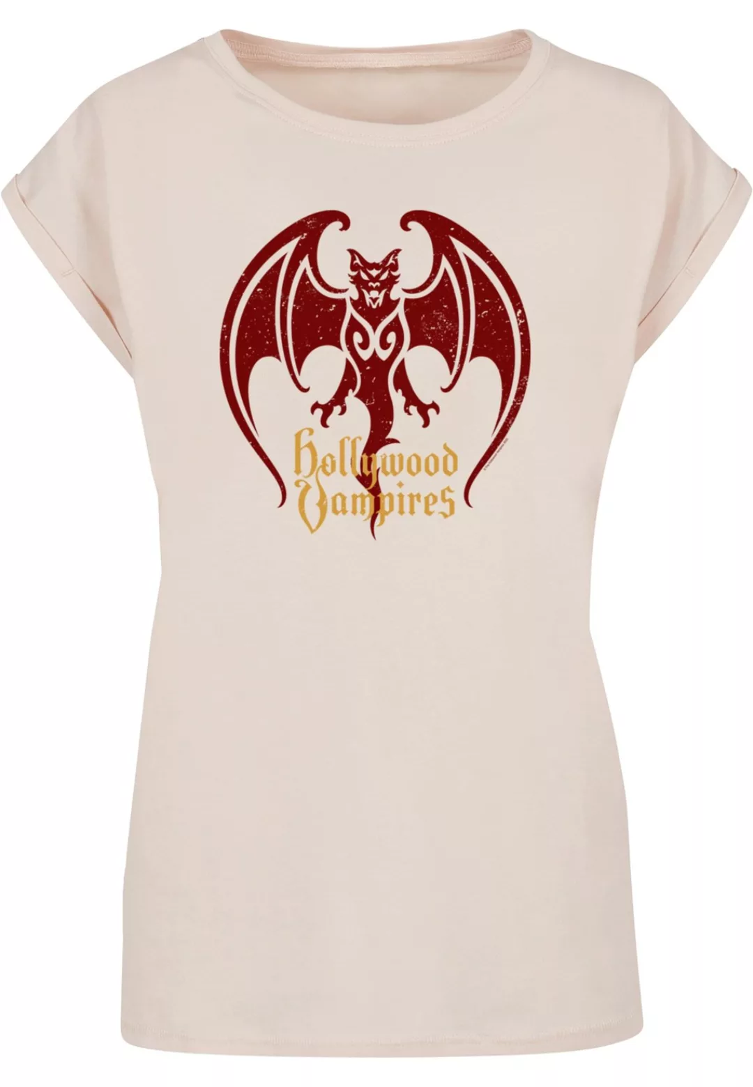 Merchcode T-Shirt "Merchcode Damen Ladies Hollywood Vampires - Bat Logo T-S günstig online kaufen