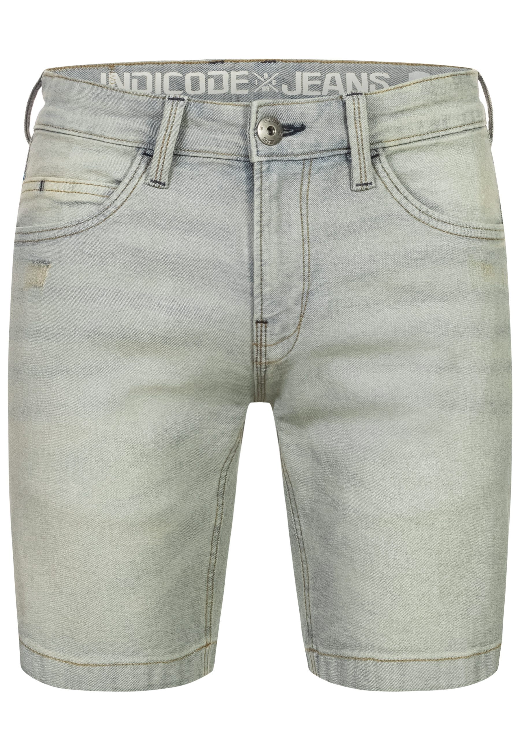 Indicode Jeansshorts INMCFly stretchy Denim-Shorts mit günstig online kaufen