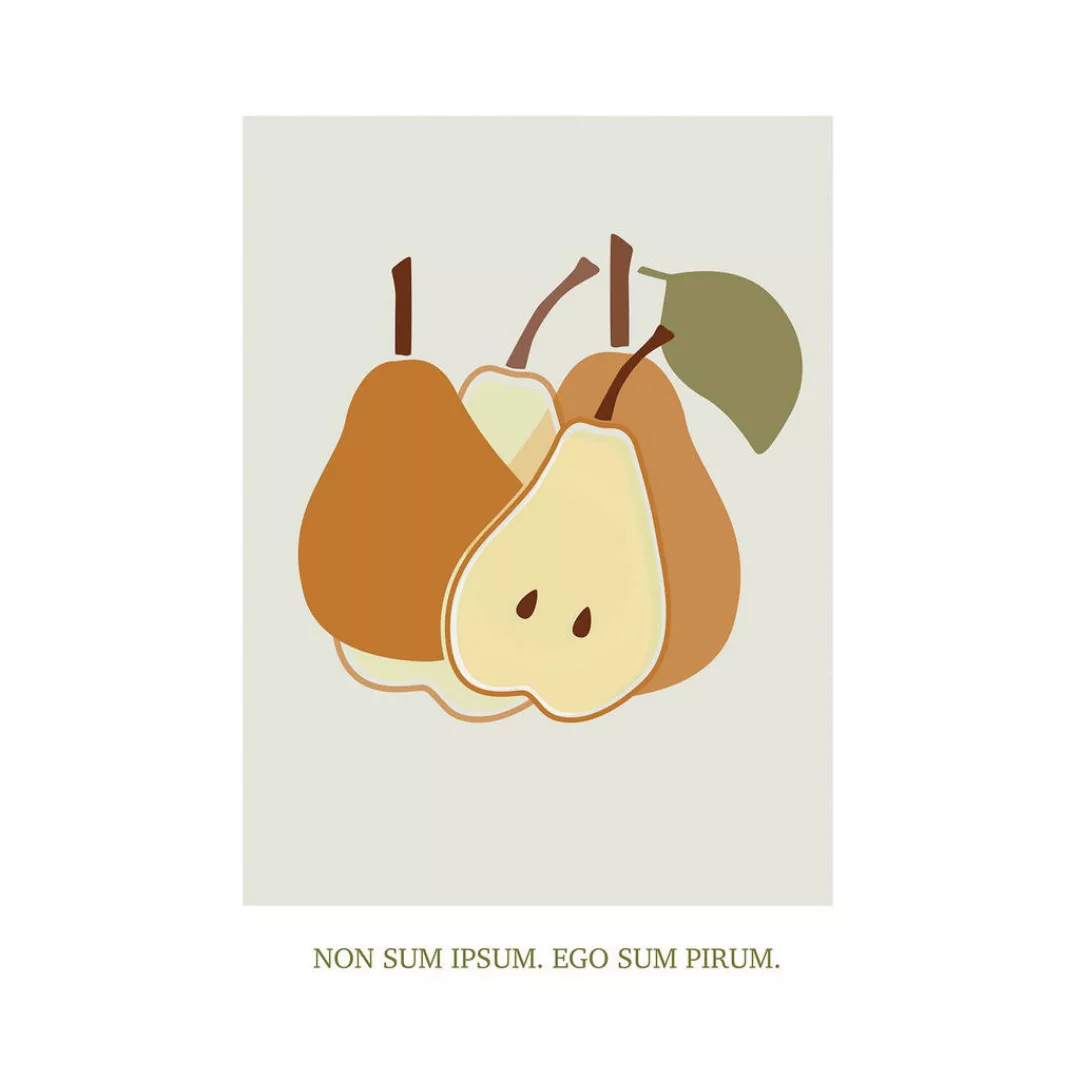 Komar Poster Cultivated Pears Pflanzen B/L: ca. 30x40 cm günstig online kaufen