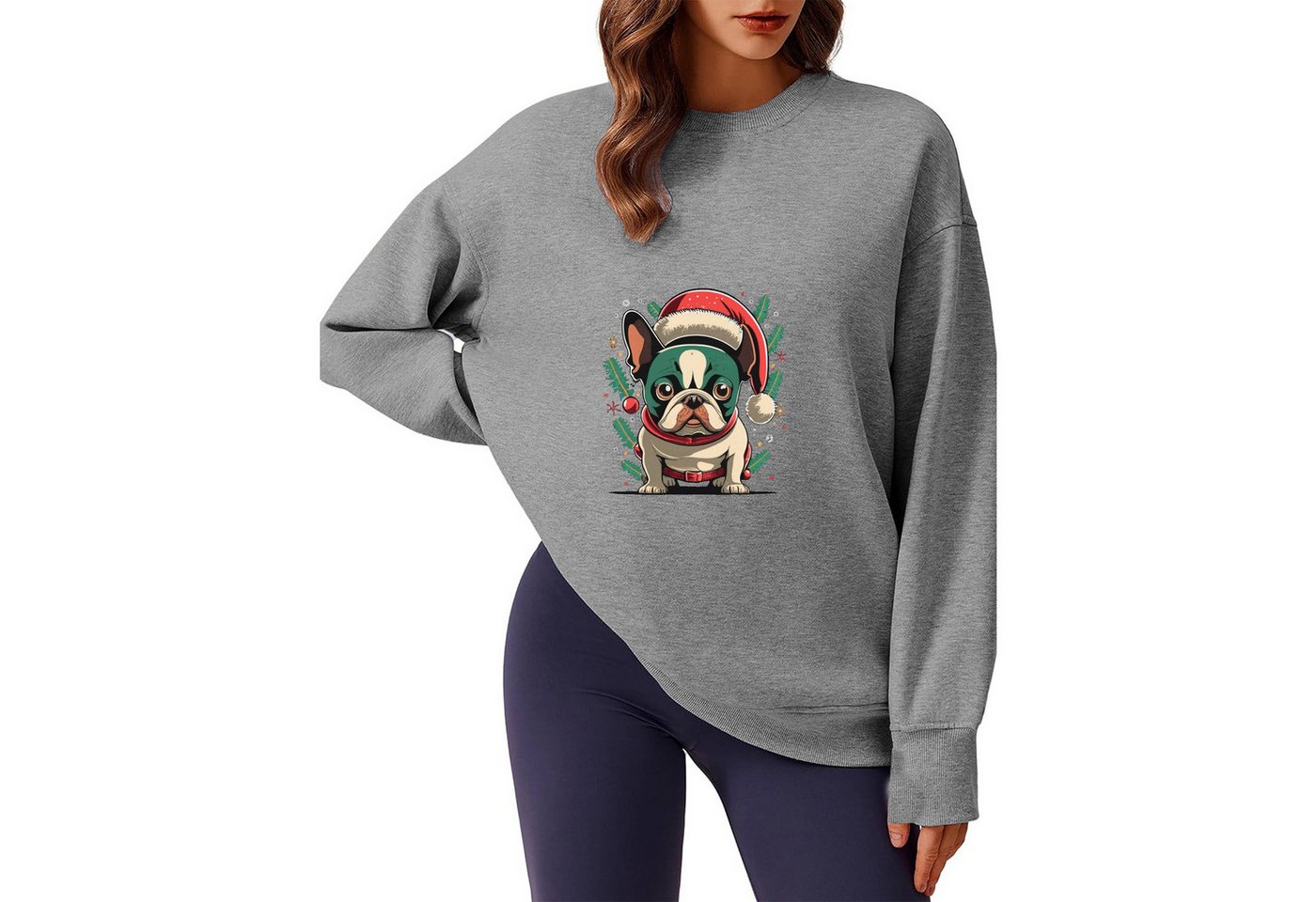 MC Star Sweatshirt Damen Sweatshirt Weihnachtspullover Weihnachtspulli Weih günstig online kaufen