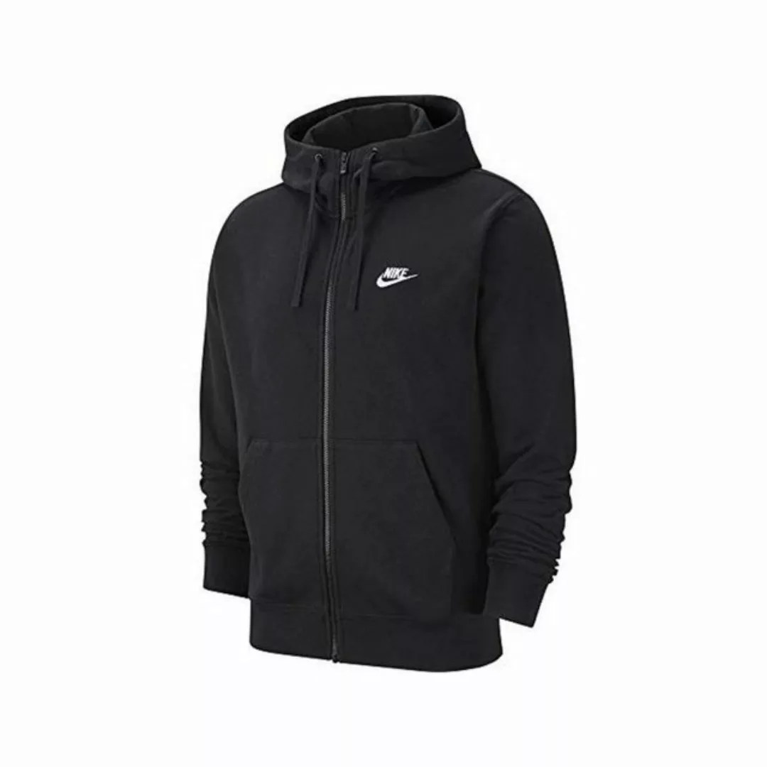 Nike Sportswear Club Sweatshirt Mit Reißverschluss 2XL Black / Black / Whit günstig online kaufen