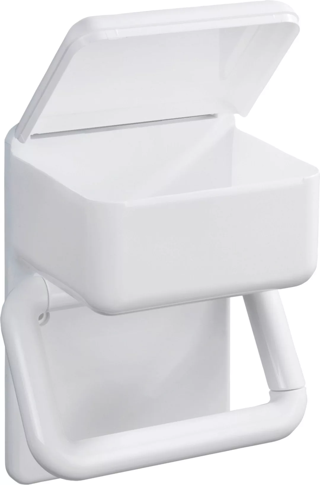 Maximex Toilettenpapierhalter "2 in 1", mit Ablage für feuchte Toilettentüc günstig online kaufen
