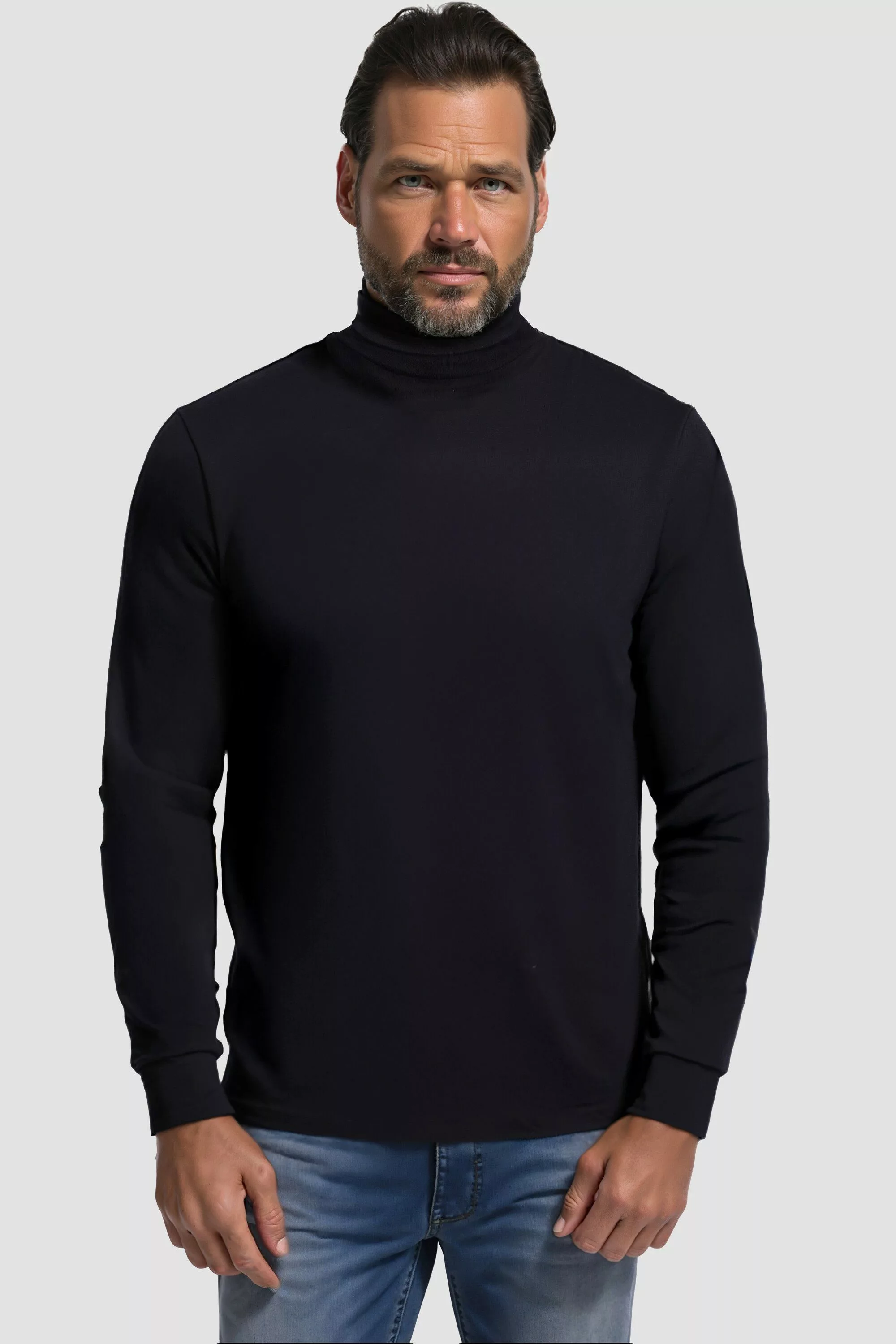 JP1880 T-Shirt JP1880 Rollkragen-Shirt Basic Jersey günstig online kaufen