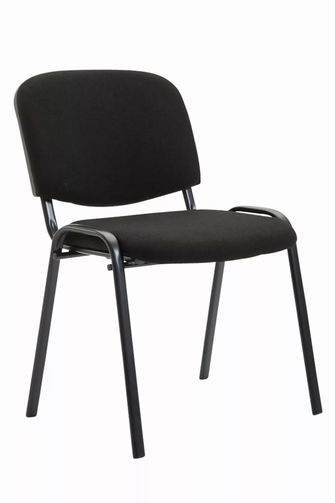 4er Set Esszimmerstuhl Ken Stoff Schwarz günstig online kaufen