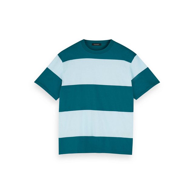 Scotch & Soda T-Shirt Scotch & Soda Herren T-Shirt Block Stripe Clean Tee 1 günstig online kaufen