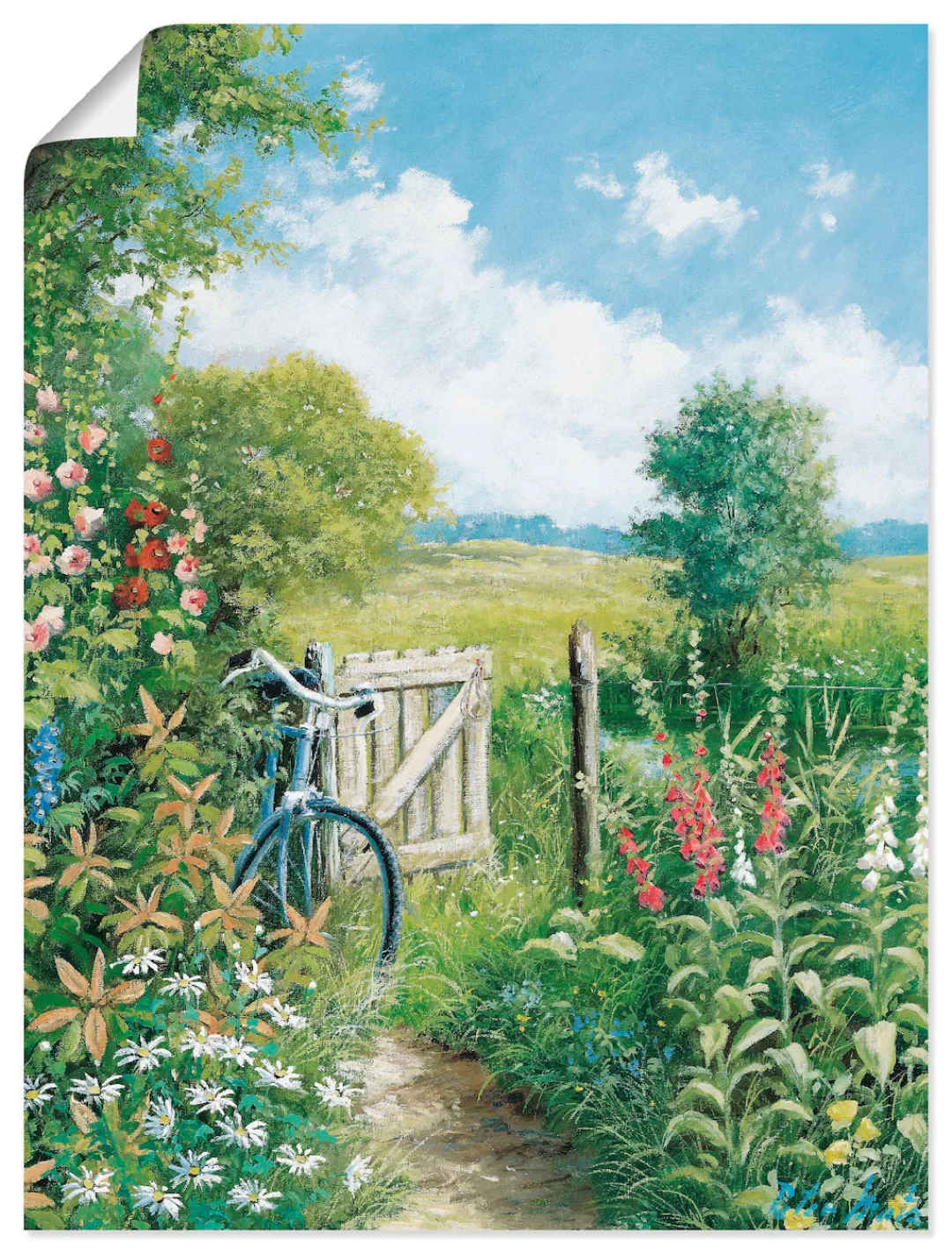 Artland Wandbild "Endloses Ziel", Garten, (1 St.) günstig online kaufen