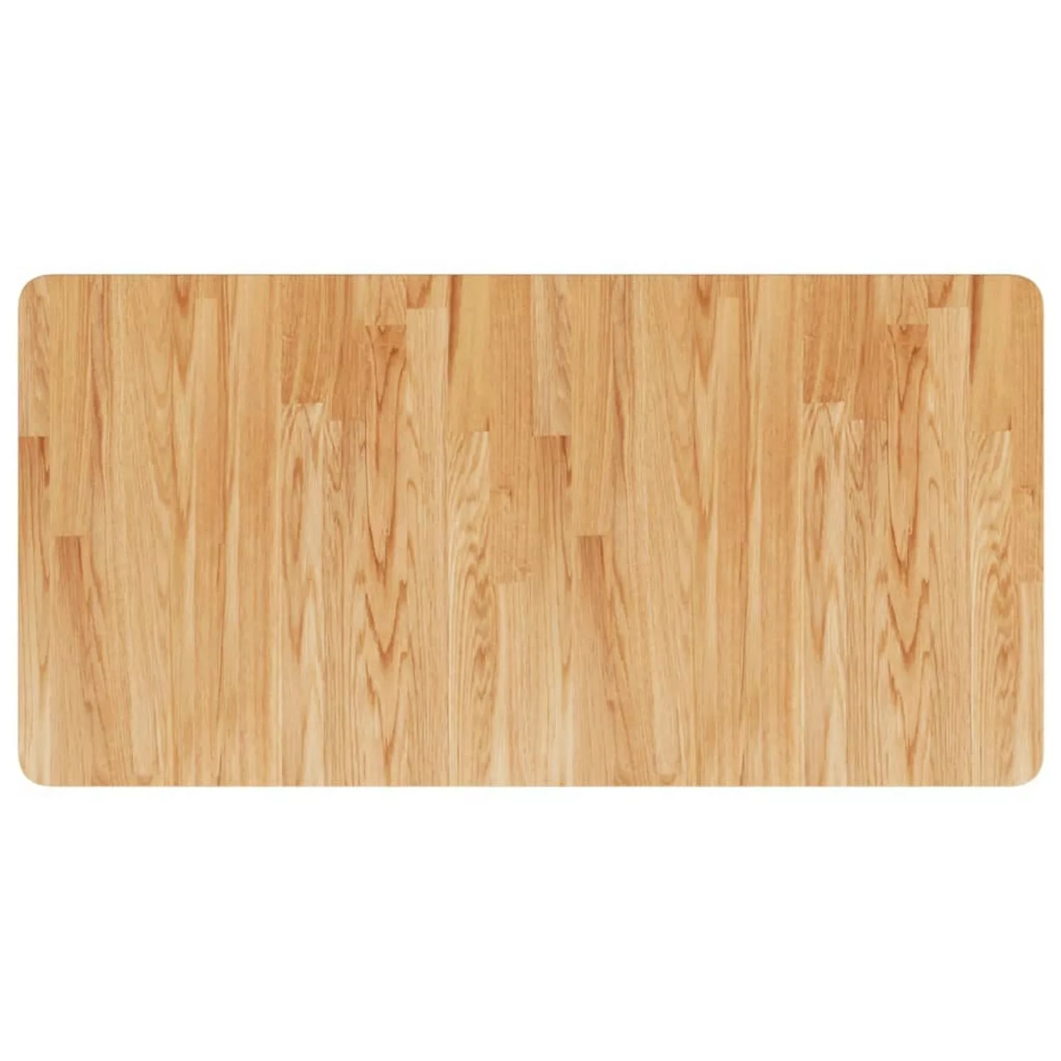 vidaXL Waschtischplatte Hellbraun 100x50x1,5 cm Massivholz Behandelt günstig online kaufen