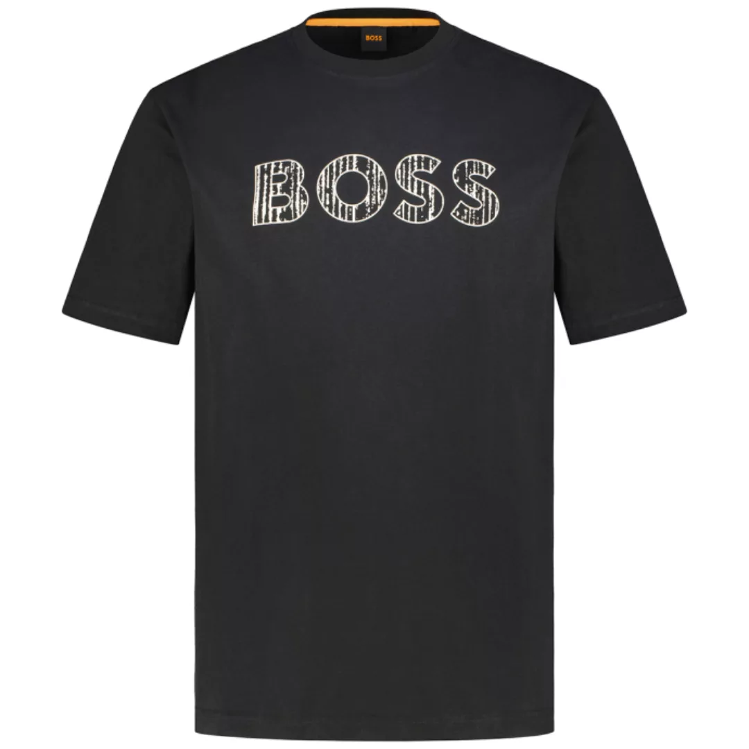 BOSS T-Shirt mit Label-Print günstig online kaufen