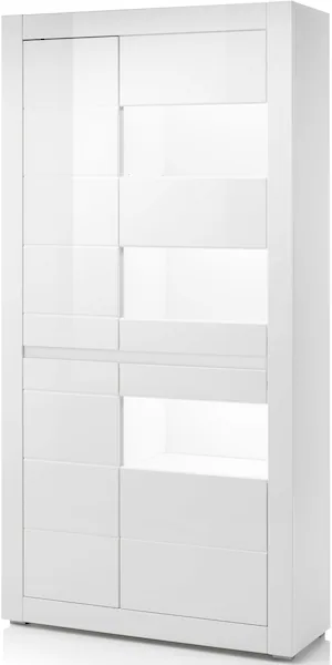 INOSIGN Vitrine "Carat", Höhe 198 cm, zwei Leisten angeliefert, 1 x grau, 1 günstig online kaufen