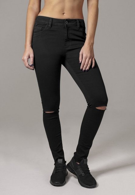 URBAN CLASSICS Bequeme Jeans "Damen Ladies Boyfriend Denim Pants", (1 tlg.) günstig online kaufen